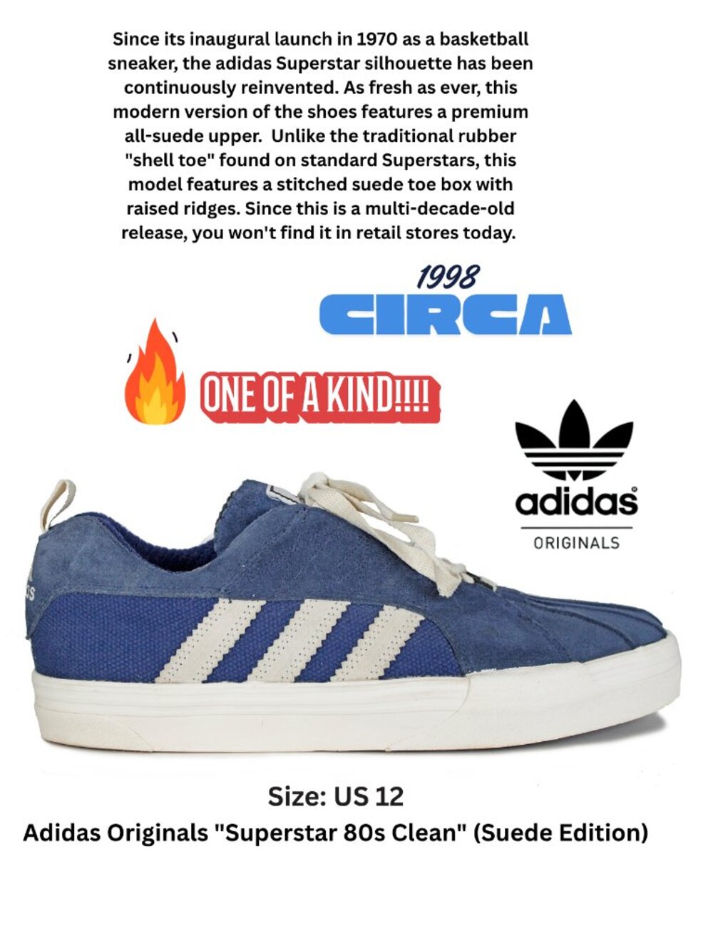Adidas Originals "Superstar 80s Clean" (Suede Edition)